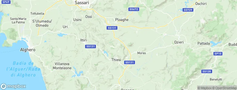Siligo, Italy Map