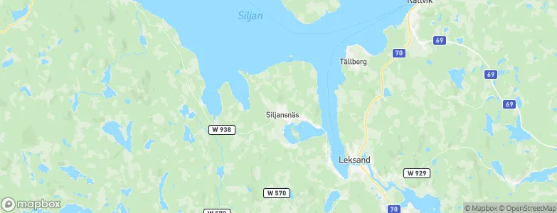 Siljansnäs, Sweden Map