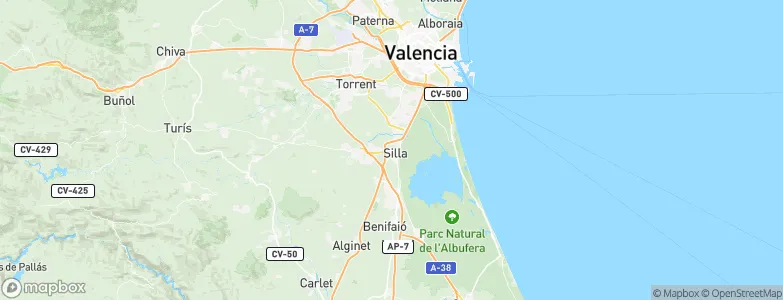 Silla, Spain Map
