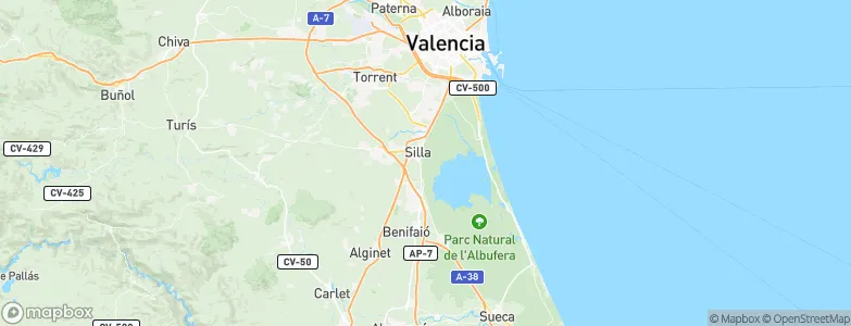 Silla, Spain Map