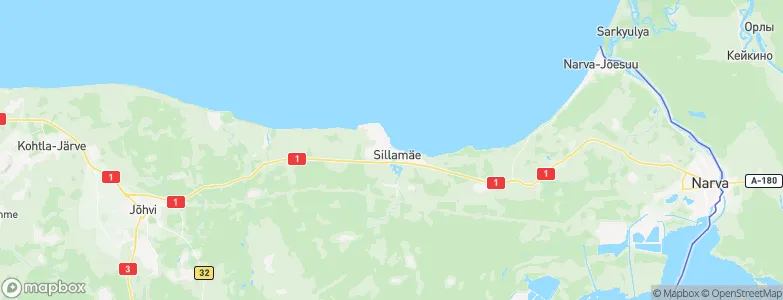 Sillamäe, Estonia Map
