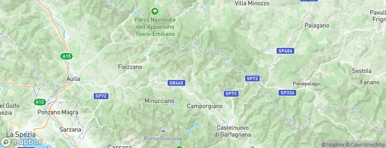 Sillano, Italy Map
