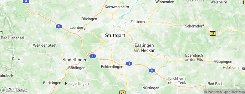 Sillenbuch, Germany Map