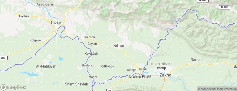 Silopi, Turkey Map