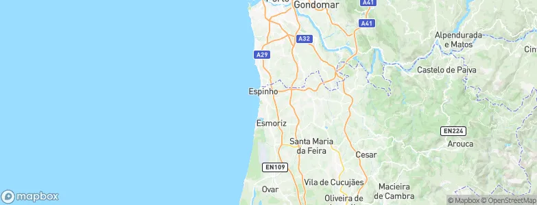 Silvalde, Portugal Map