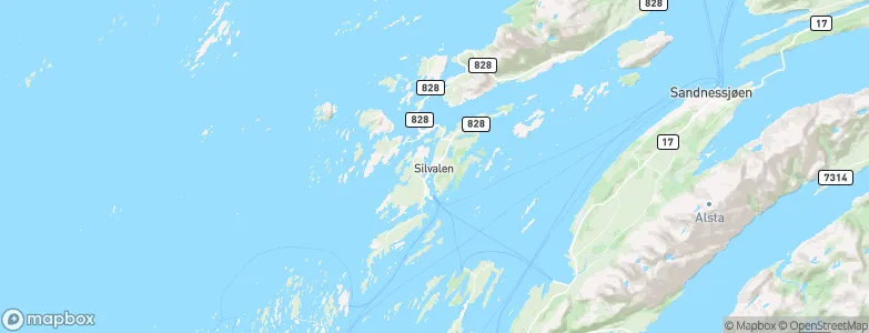 Silvalen, Norway Map
