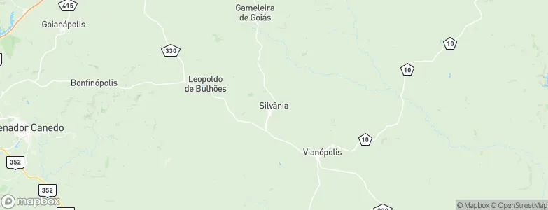 Silvânia, Brazil Map