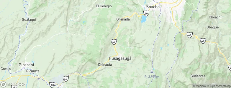 Silvania, Colombia Map