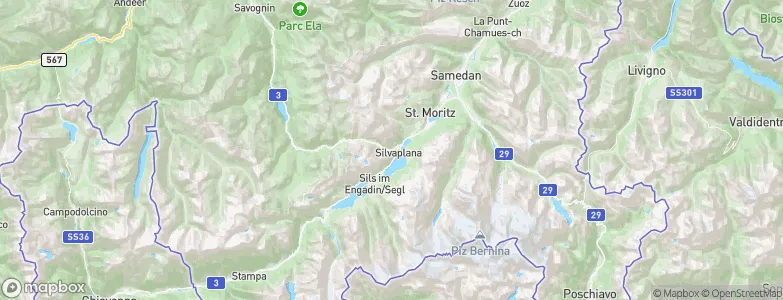 Silvaplana, Switzerland Map