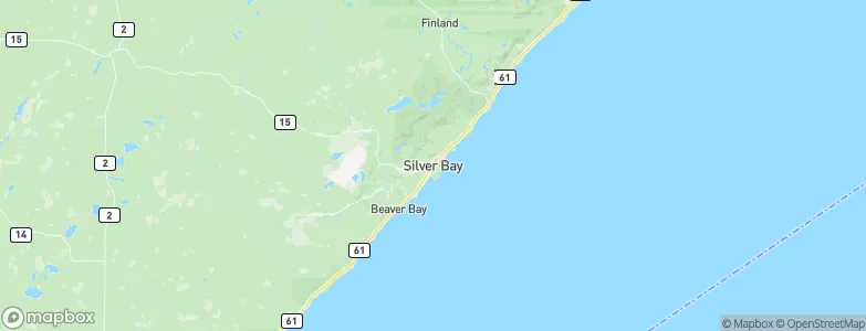 Silver Bay, United States Map