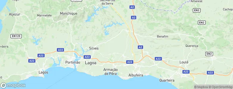 Silves Municipality, Portugal Map