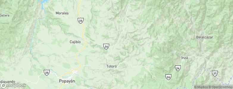 Silvia, Colombia Map