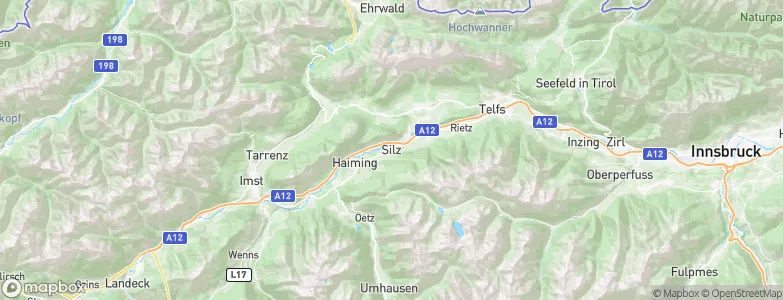 Silz, Austria Map
