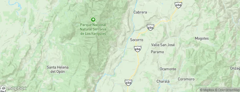 Simacota, Colombia Map