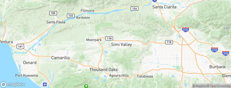 Simi Valley, United States Map