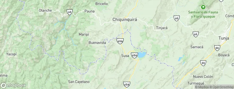 Simijaca, Colombia Map