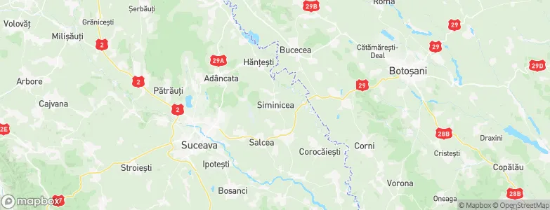Siminicea, Romania Map