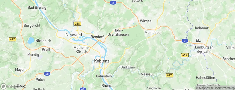 Simmern, Germany Map