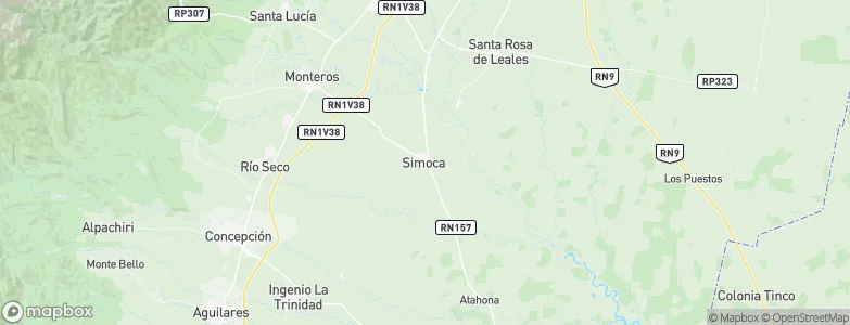 Simoca, Argentina Map