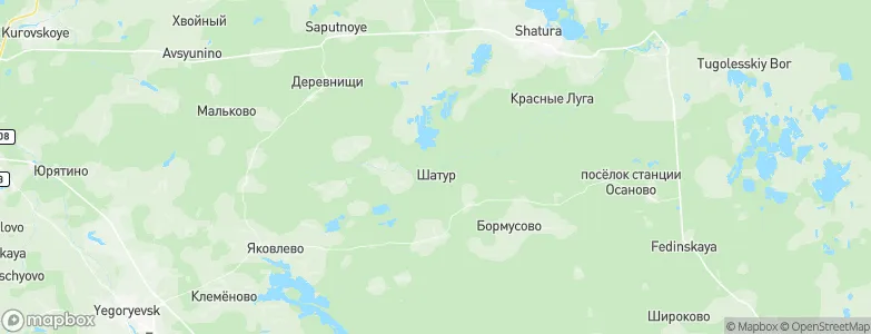 Simonov, Russia Map