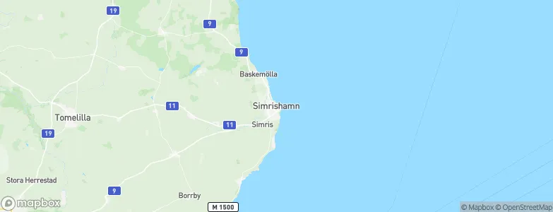 Simrishamn, Sweden Map