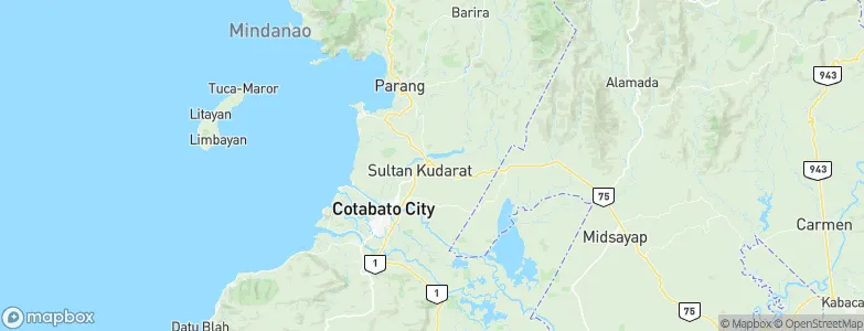 Simuay, Philippines Map