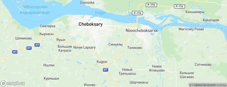 Sin’yaly, Russia Map