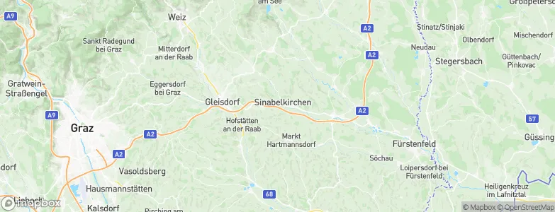 Sinabelkirchen, Austria Map