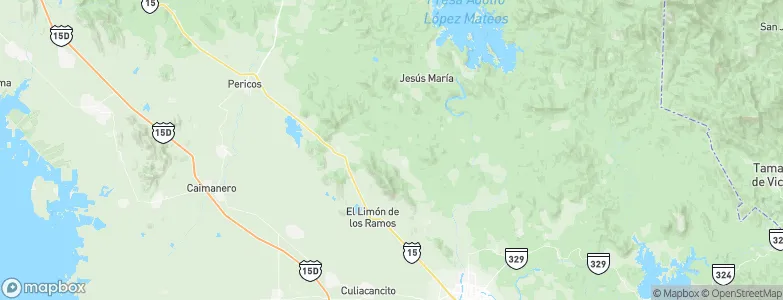 Sinaloa, Mexico Map