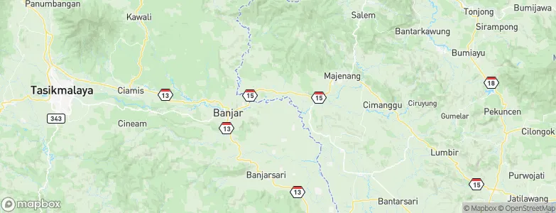 Sinargalih, Indonesia Map