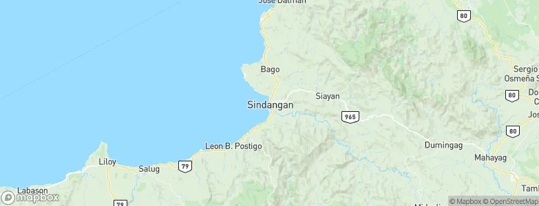 Sindangan, Philippines Map