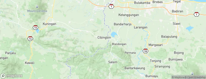 Sindangjawa, Indonesia Map