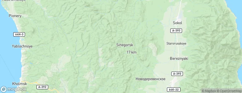 Sinegorsk, Russia Map