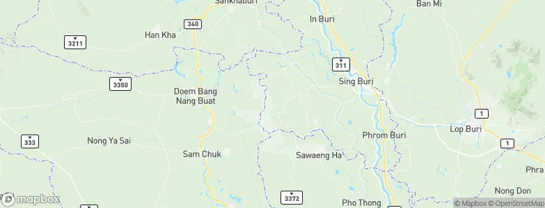 Sing Buri, Thailand Map