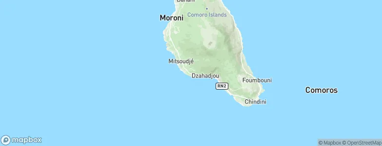 Singani, Comoros Map