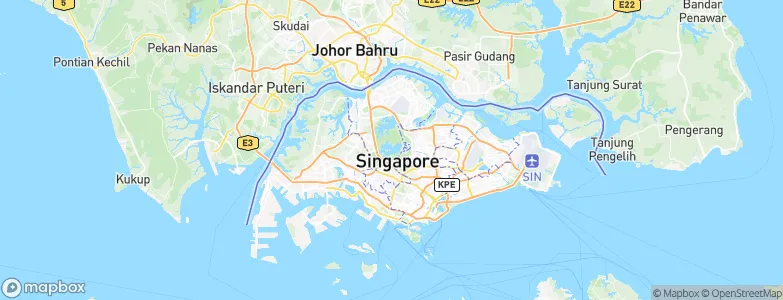 Singapore, Singapore Map