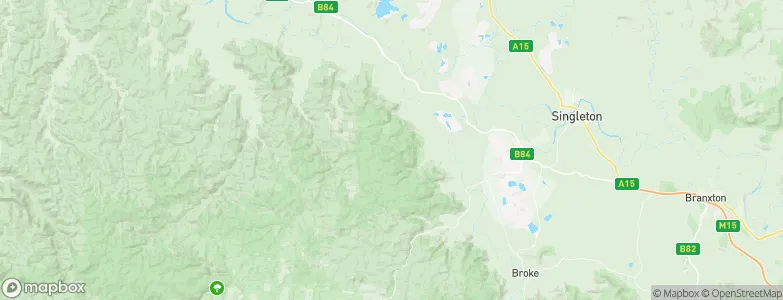Singleton, Australia Map