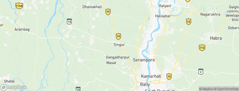 Singur, India Map