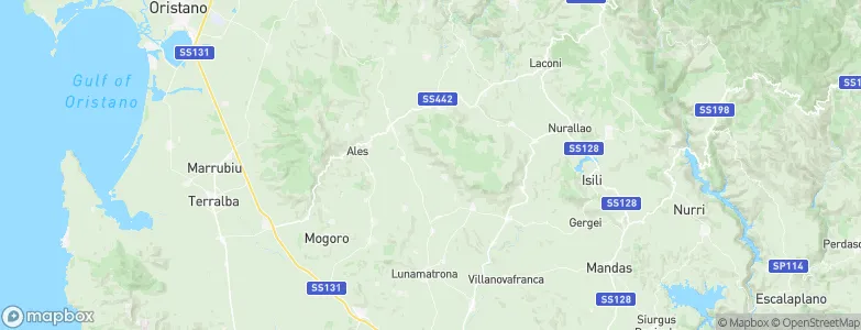 Sini, Italy Map