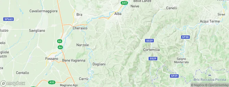 Sinio, Italy Map