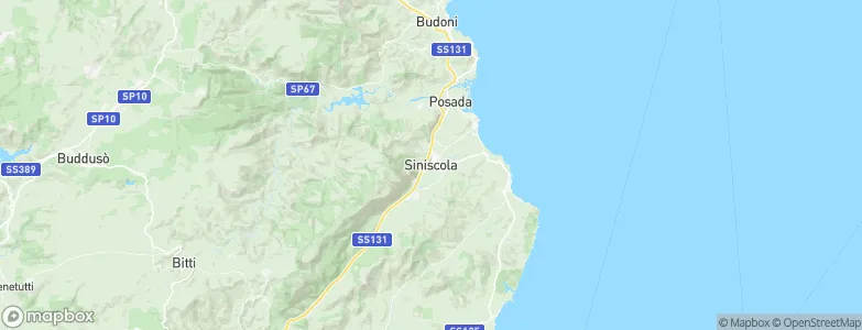 Siniscola, Italy Map