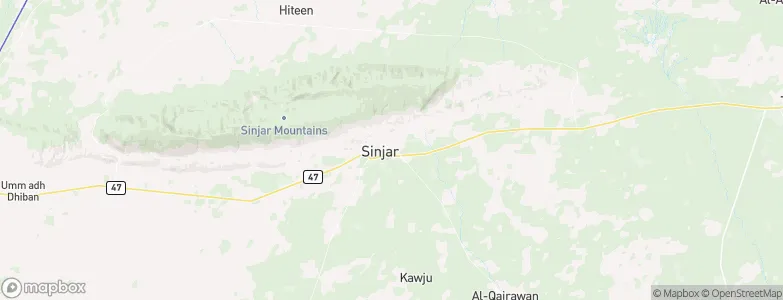 Sinjār, Iraq Map