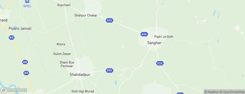 Sinjhoro, Pakistan Map