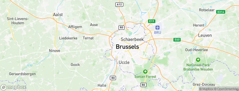 Sint-Jans-Molenbeek, Belgium Map