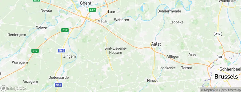 Sint-Lievens-Houtem, Belgium Map