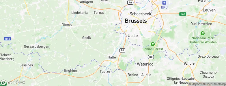 Sint-Pieters-Leeuw, Belgium Map