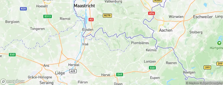 Sint-Pieters-Voeren, Belgium Map