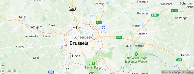 Sint-Stevens-Woluwe, Belgium Map
