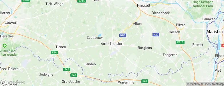 Sint-Truiden, Belgium Map