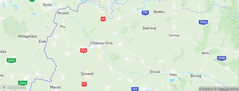 Sintea Mare, Romania Map